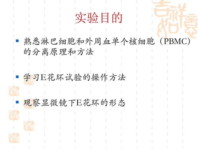 淋巴细胞分离与e玫瑰花环形成实验.ppt