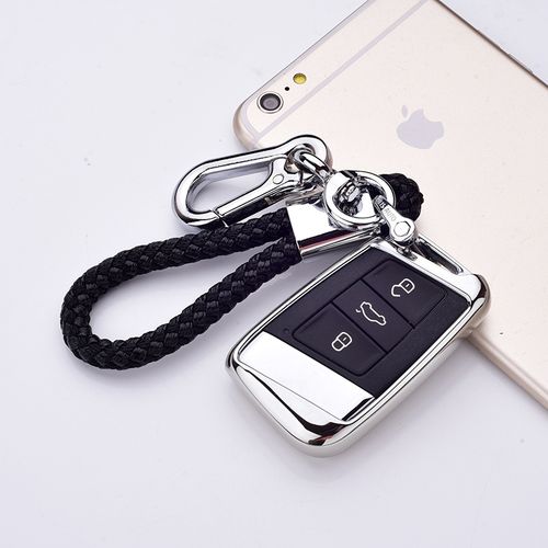 大众迈腾钥匙包19款迈腾钥匙套19款cc钥匙扣壳帕萨特高档b8蔚揽