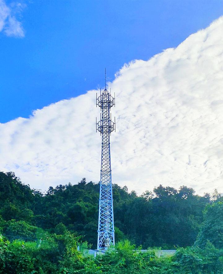 中老铁路所有通信铁塔组立完成