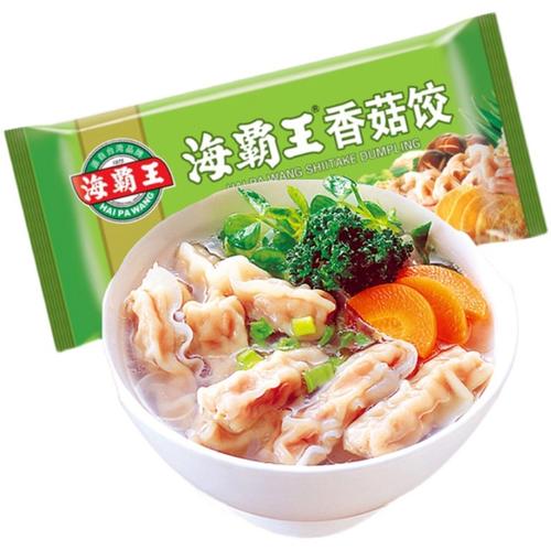 甲天下海霸王香姑饺 水饺香菇 猪肉水饺 水饺煮饺子 105g*25包/箱