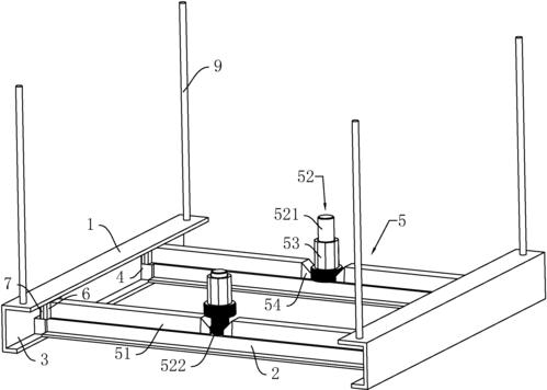 可调节式轻钢龙骨连接结构