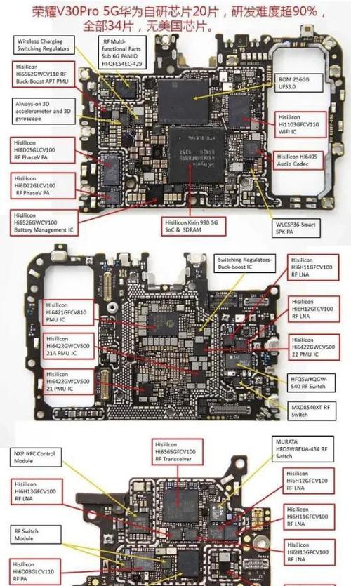 华为底气何来?我们来拆解荣耀v30 pro 5g,看手机芯片就明白了