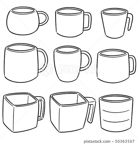 插图素材: vector set of beverage cup 查看全部