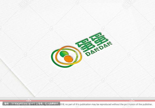 双黄蛋logo设计