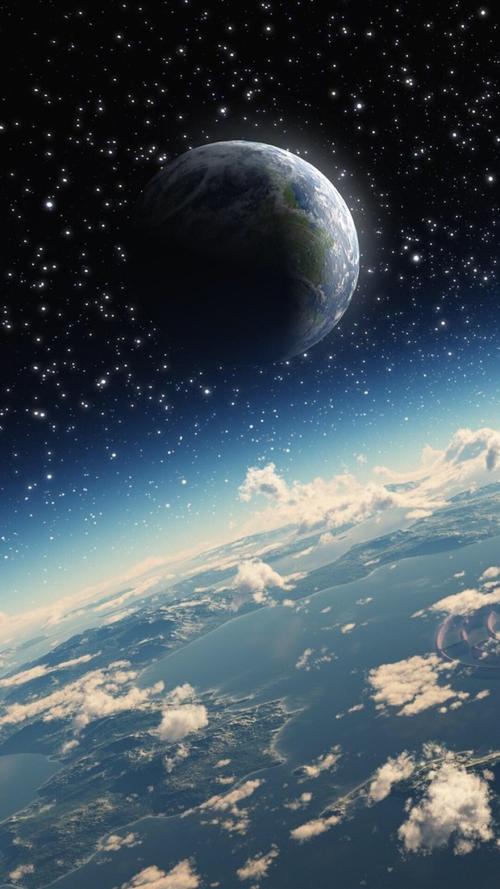 壁纸 手机桌面 iphone壁纸 地球 简约