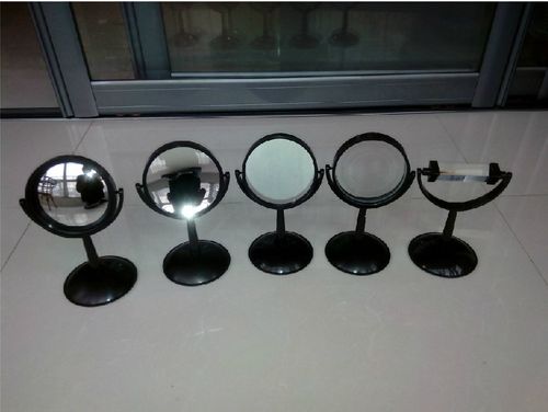 光学实验教具组合凹透镜凸透镜凹面镜凸面镜三棱镜 大号带底座