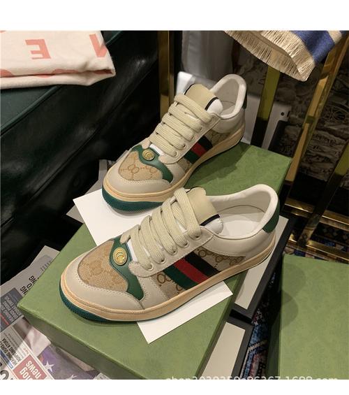 莆田现货古奇女鞋复古脏脏鞋休闲板鞋男运动鞋秋冬加棉热卖情侣鞋