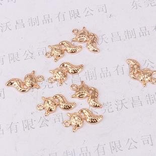 幸福狐狸小吊坠衣服内衣吊坠挂件皇冠式衣服小挂件