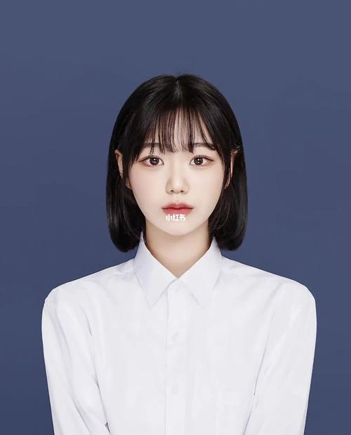 韩国证件照帮p,分享几个短发模板_证件照_韩国_短发_p