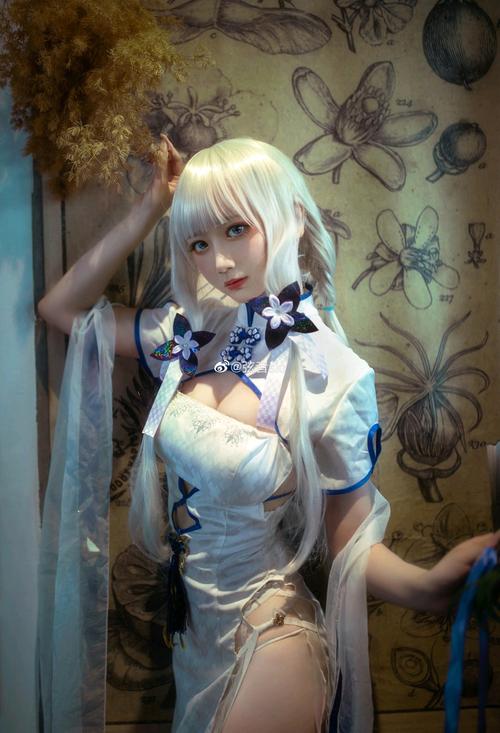 【美女cos】碧蓝航线 旗袍,唯美漂亮