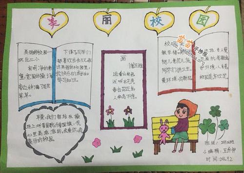 美丽校园手抄报图片大全内容