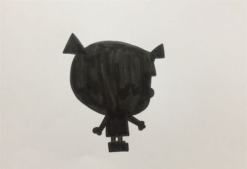 人的影子怎么画