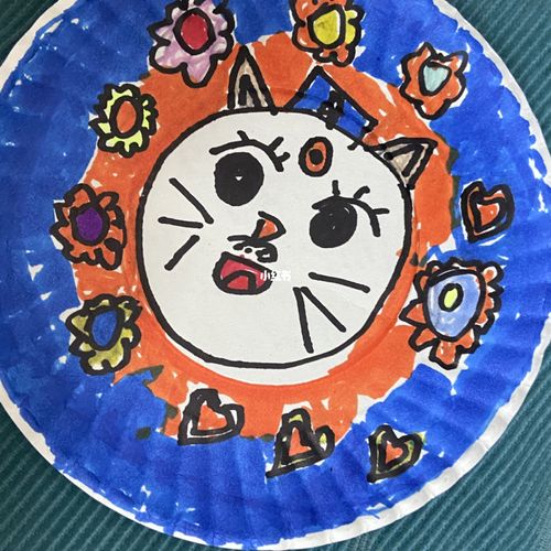 美术纸盘子_美术_小朋友_文化_绘画