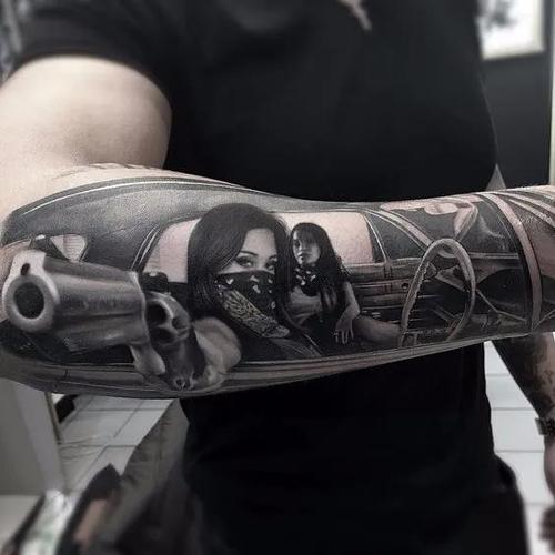 纹身风格丨欢迎来到奇卡诺的狂野世界