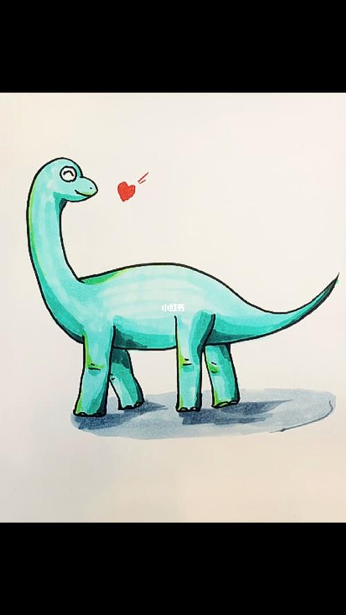 腕龙简笔画_简笔画_绘画_画画_文化_绘画