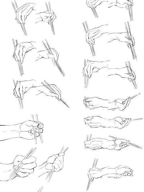 手的画法参考_手部_文化_绘画