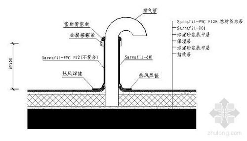 [分享]排气管防水大样资料免费下载