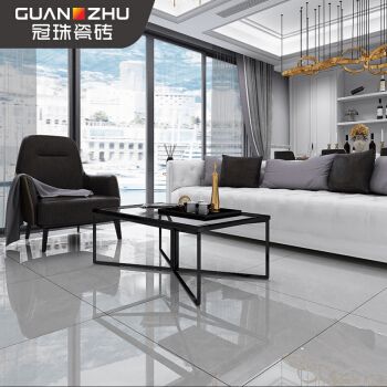 冠珠瓷砖 客厅地砖地板砖全抛釉厨房餐厅瓷片卧室轻奢简约瓷砖 普佩斯