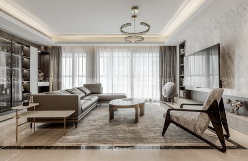 明斯克灰 | 220㎡意式轻奢实景案例分享