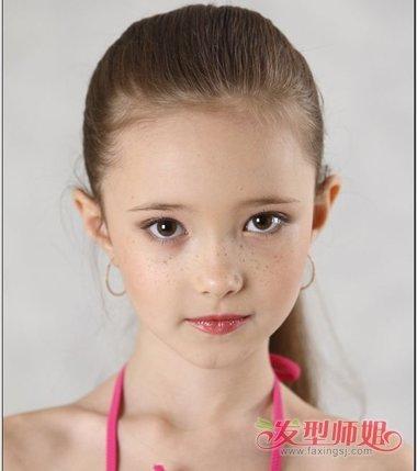 小孩发型怎么样看起来很光滑 小孩发型扎法100图片(4)
