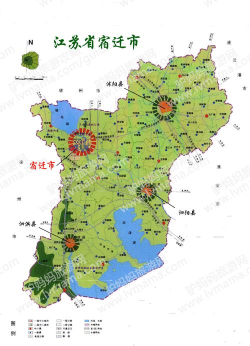 亚洲 宿迁市地图点击这里查看大图