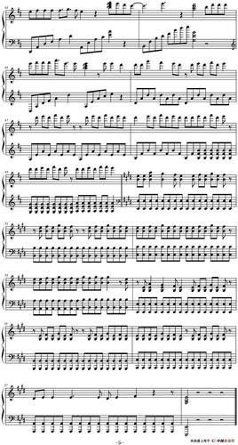 曲谱名:love story(演奏版)钢琴谱