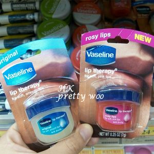 香港代购 vaseline lip therapy凡士林润唇膏7g 原味/可可味/玫瑰