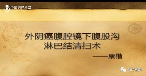 每周一手术no89康楷教授外阴癌腹股沟清扫术