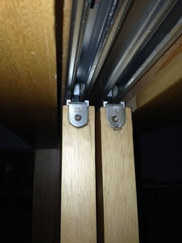 这种推拉门怎么拆?