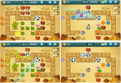 ios《保卫萝卜》沙漠主题关卡攻略指引