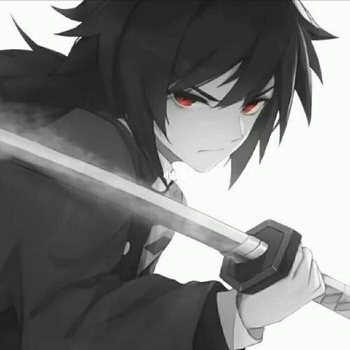 动漫头像男孩子拔刀剑头像心中有剑