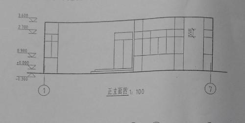 像这种立面图,没有尺寸的,是怎样画出来,标高符号在里面起什么作用?