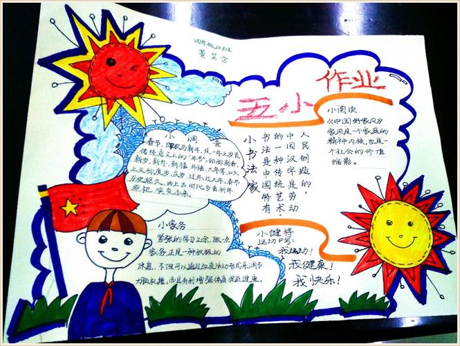 这个寒假,我们这样过——平桥区第一小学寒假"五小"作业假期小报优秀