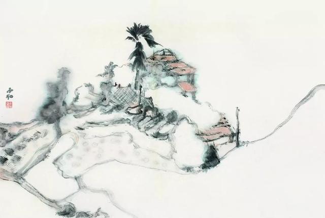 山水画家周松|笔墨温和清淡,他用传统的审美取向表现