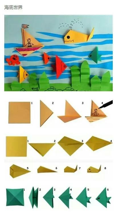 折纸简单画画机