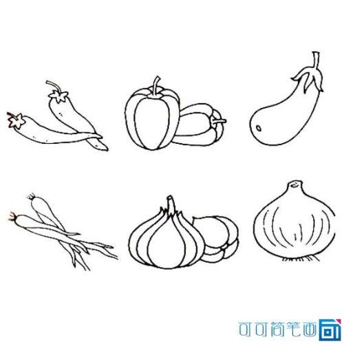 幼儿园秋季蔬菜简笔画