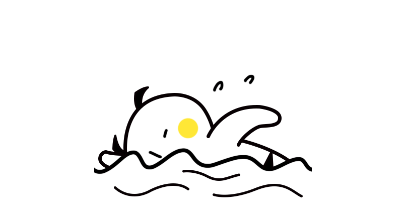 游泳的图片卡通简笔画
