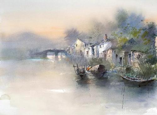 在桥那边——林绍灵江南意象水彩画作品展