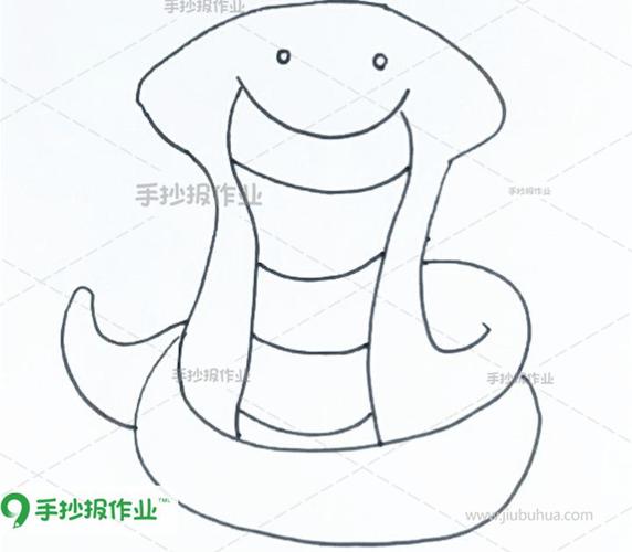 小蛇卡通画
