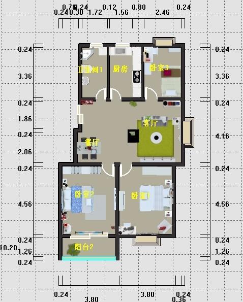 这个户型的香炉位置应放在那里最好