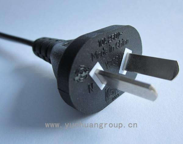 名称:&nbsp;阿根廷iram认证两极电源扁型插头&nbsp;&nbsp;2芯&nbsp