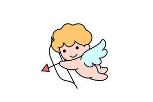 丘比特简笔画图片