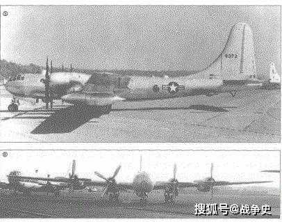 美国49年用b50轰炸机环球飞行秀肌肉