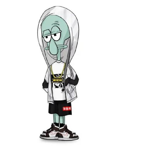 好帅的章鱼哥,带帽杀,迷死人