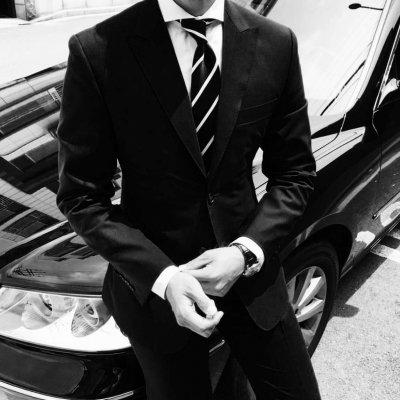 西装纹身头像不露脸