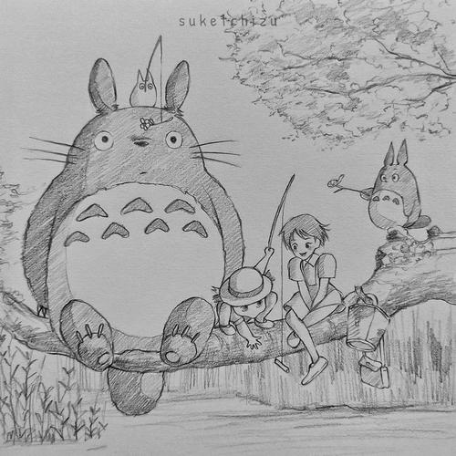 素描感十足的动漫手绘一支铅笔的逆袭