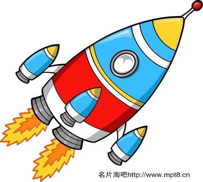 儿童画火箭简笔画