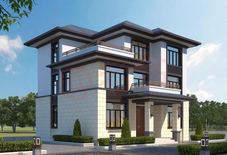 二楼的休闲阳台设计,实景比效果图效果更加大气.