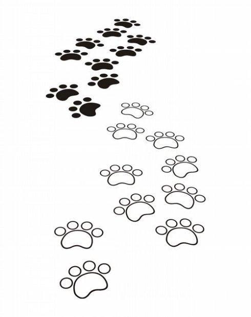 小鸡脚印像竹叶简笔画