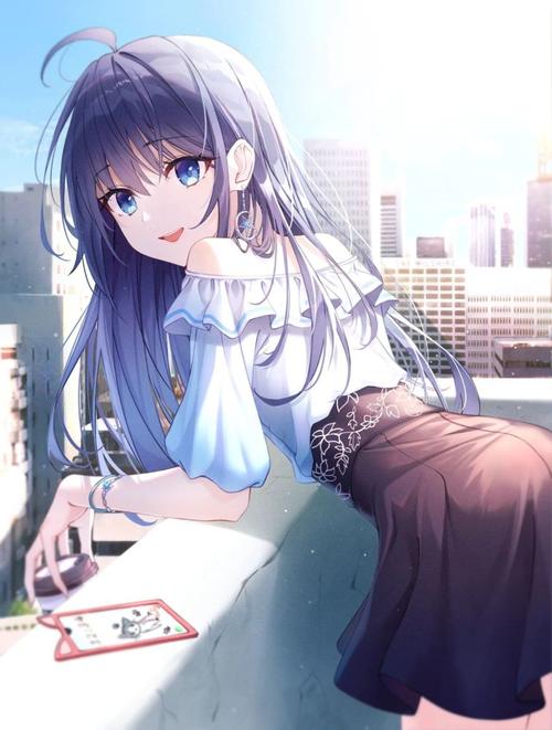 二次元壁纸i时间顺流而下生活逆水行舟